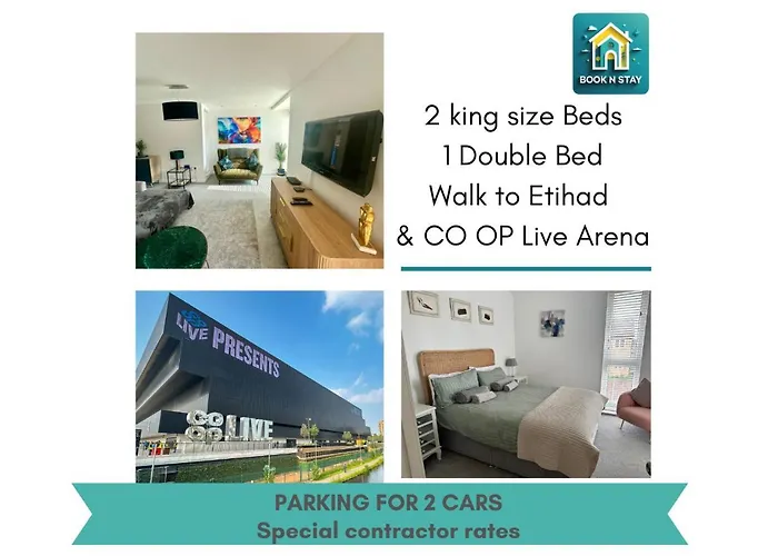 Ao & Etihad Stadium 6 Guest Stay- 3 Bedroom Central House With Parking & Wi Fi